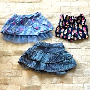 2T skirt, shorts and skirt bundle!